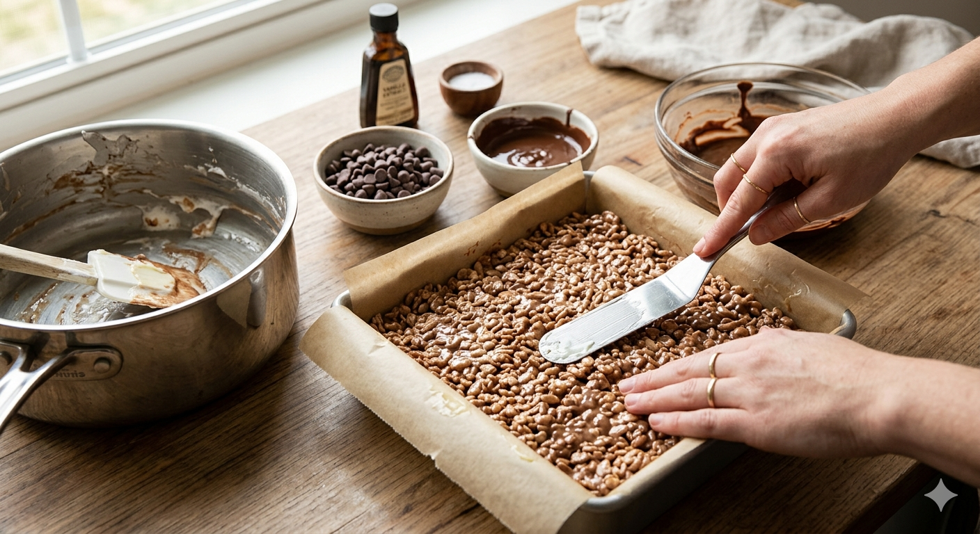 Chocolate Rice Crispy Treats recipe