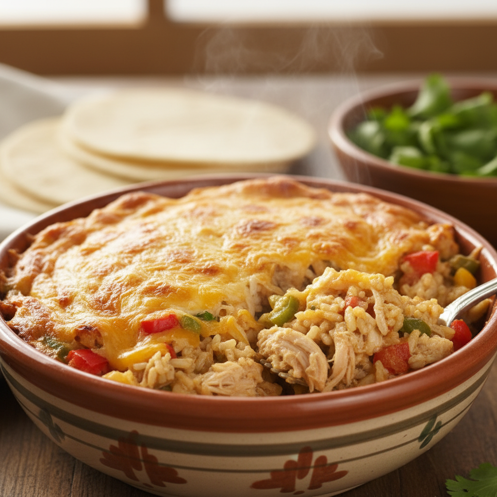 Fajita Chicken Casserole