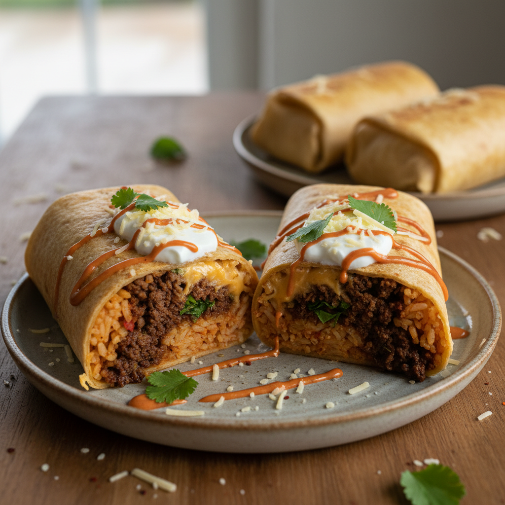 High Protein Meal Prep Burritos
