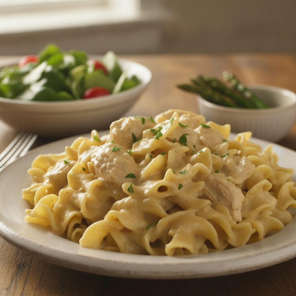 Crockpot Chicken and Noodles