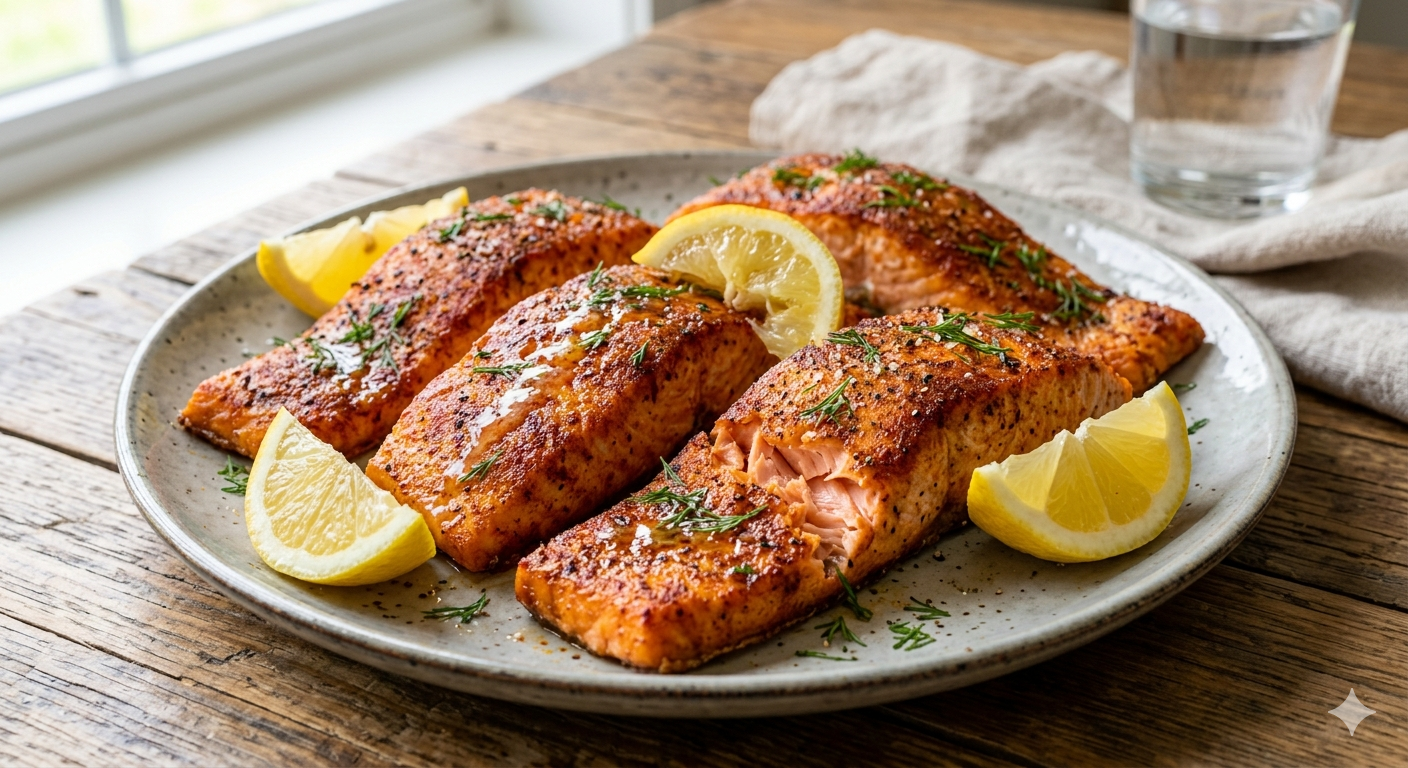 Air Fryer Salmon Fillets