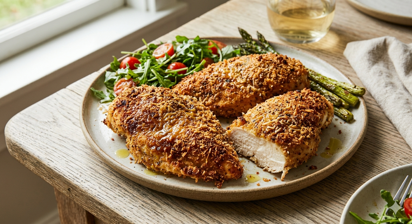 Baked Parmesan Crusted Chicken