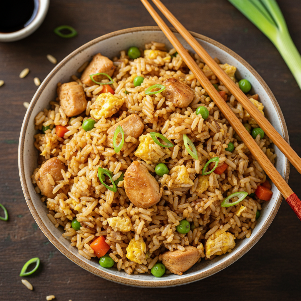 Easy Chicken Fried Rice recipe