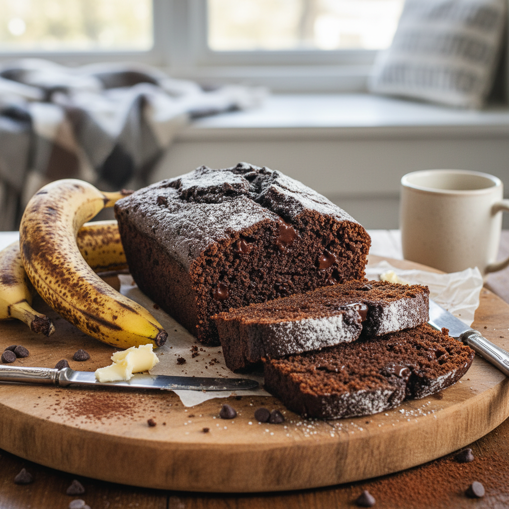 Chocolate Banana Bread recipe