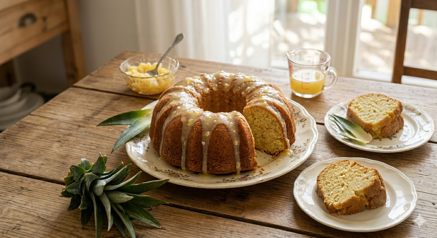 Pineapple Bundt Cake recipe